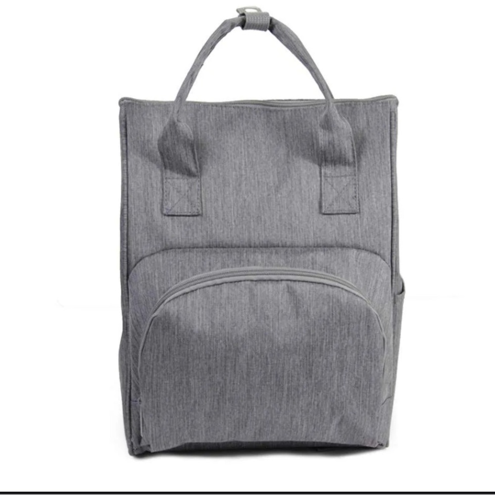 GRAY WONDER PACK INSULATED UNISEX STORAGE BABY BACKPACK BAG LIKE NEW